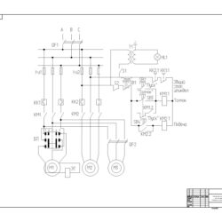 Схема электрическая принципиальная фрезерного станка 6Н81