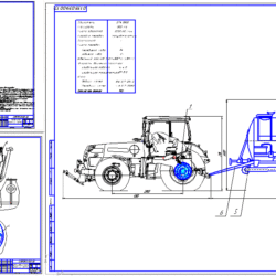 Техническое обеспечение внесения жидких органических удобрений с модернизацией тормозной системы трактора «БЕЛАРУС 3022»