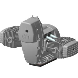 3D Модель двигателя Днепр МТ-11