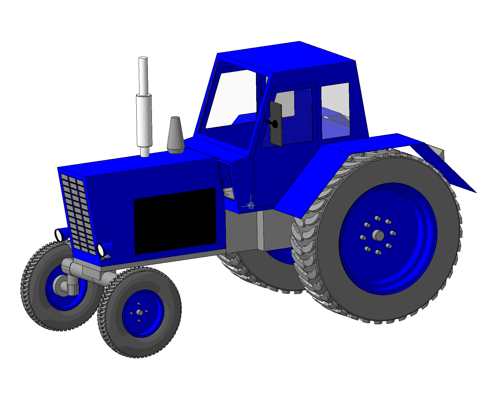 форму трактор