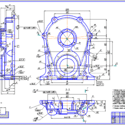 Технологический процесс изготовления крышки распределительных шестерен Зил-130