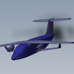 3D Модель самолета Внедорожник-36