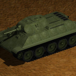 Модель танка Т-34 1940 г.