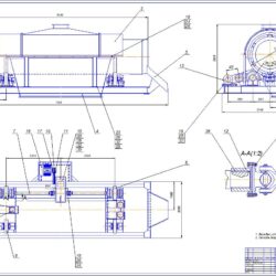Проектирование и расчет галтовочного барабана для очистки литников производительностью 30 т/ч