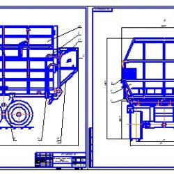 Разработка конструкции тракторного специального полуприцепа (прототип ПС-45)