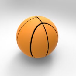 Баскетбольный мяч 3D Модель