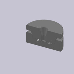 Пресс-форма для изготовления резинового кольца