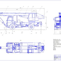 Курсовой проект "Автомобильный кран г/п 14 тонн на базе МАЗ 5334"