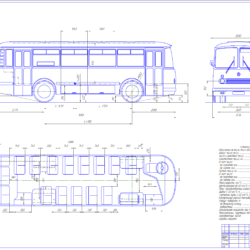 Расчет тягово-динамических характеристик автобуса ЛАЗ-695Н.