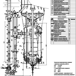 Чертеж лифт-реактора каталитического крекинга