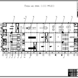 Завод по производству железобетонных изделий (план завода, разрез, ген план, технологическая схема производства)