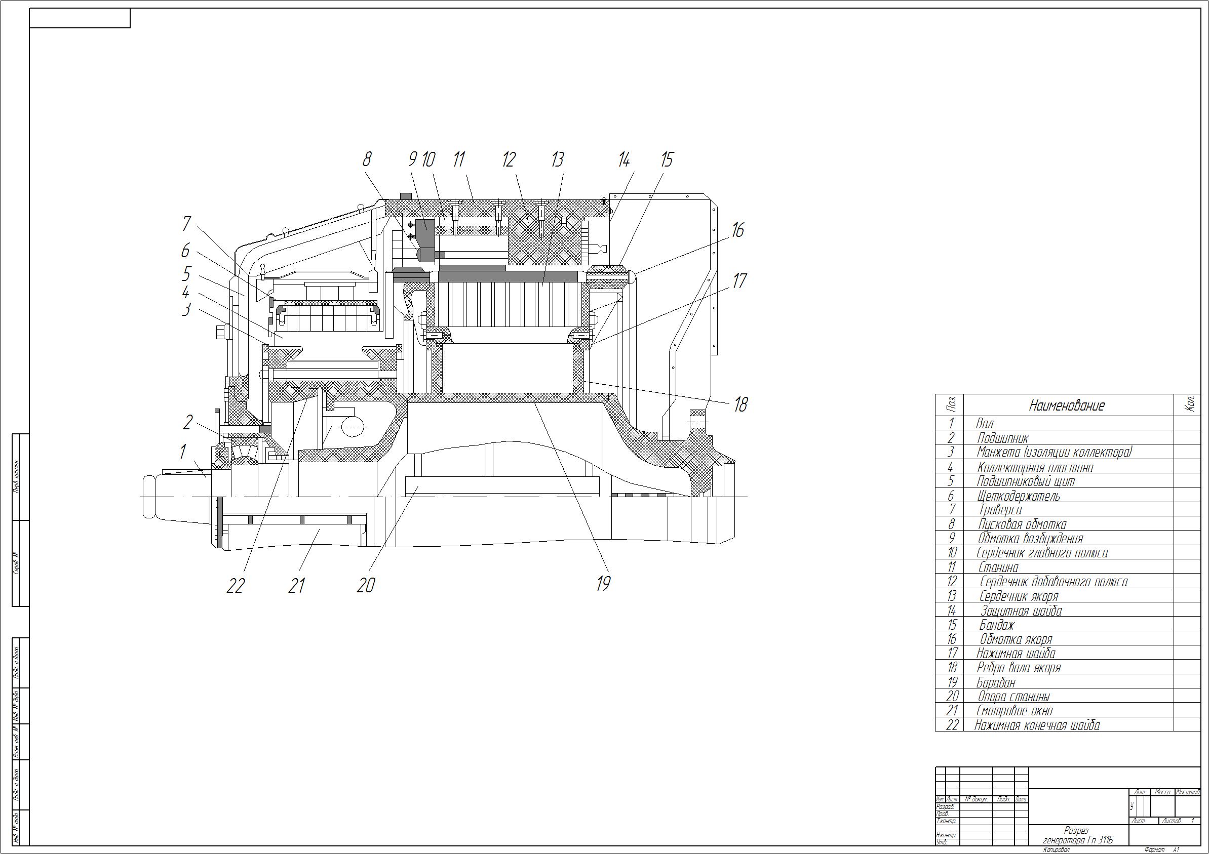 Чертеж пс. Чертеж генератора ГП 311. Тяговый Генератор гп311б. Генератор ГП-311б чертеж. Генератор тепловоза гп311б.