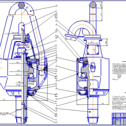 Расчет основных параметров и проект вертлюга УВ-250