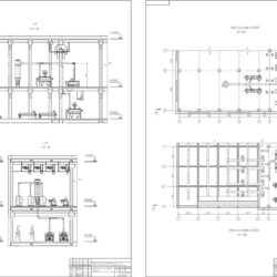 План подготовительного отделения мельницы 6-7 этаж