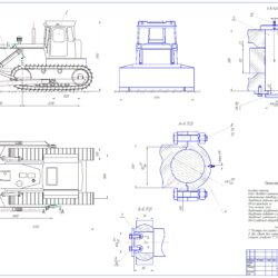 Расчёт конструктивных и эксплуатационных параметров универсального бульдозера на базе гусеничного трактора Т-100МГП класса 100 кН.