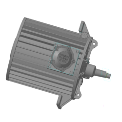 Электродвигатель ВАСО7К 3D модель