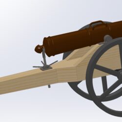 3D модель Пушка 1812 г.