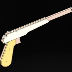 Пистолет стреляющий резинками WW200