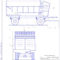 Механизация раздачи кормов на ферме КРС с разработкой поперечного транспортера для КТУ-10