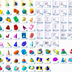 Примеры решения задач по начертательной геометрии с построением 3D моделей