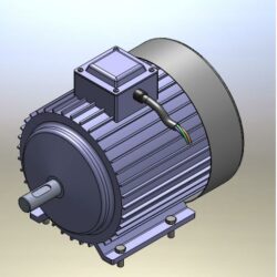Асинхронный двигатель серии 4А. 3D-модель