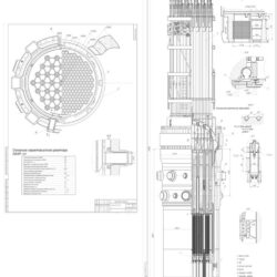 Чертеж реактора ВВЭР-500