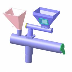 3D модель устройства смешивания масс
