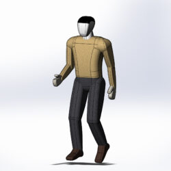 3D модель подвижного человека
