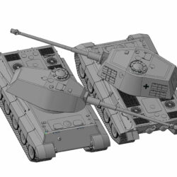 3D модель танка Pz.Kpfw.VI Ausf.B Tiger II