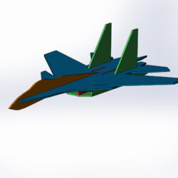 3D Самолет с пенопласта СУ-37