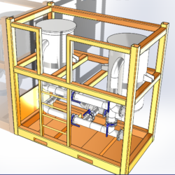 Фильтрационная установка 3D модель