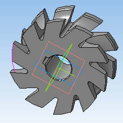 Фреза дисковая затылованная (параметризирована)