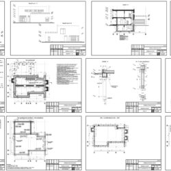 Рабочий проект двухэтажного жилого дома с подвалом (раздел КР)