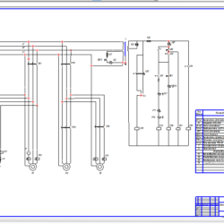 Электрическая принципиальная схема токарно-винторезного станка 16К20