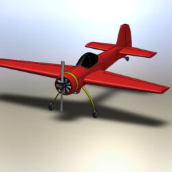 3D модель самолета ЯК-55