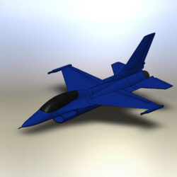 3D Истребитель F-16