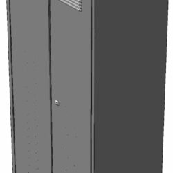 Шкаф для раздевалок металлический ШРМ-600-2П-01