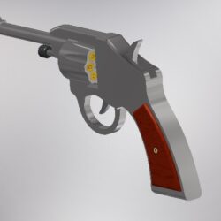 Револьвер 3D Наган
