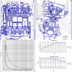 Расчет и чертежи двигателя ВАЗ - 21128