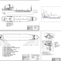 Расчёт якорного, швартовного и буксирного снабжения танкера «Вентспилс»