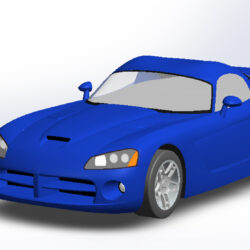 3D модель Dodge Viper SRT-10 Coupe
