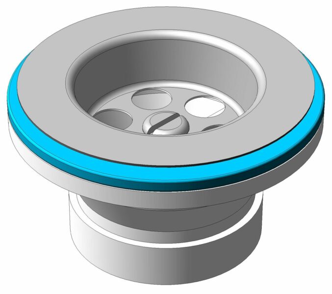 Выпуск сантехнический 1 1-2 М100 Ани Пласт - Чертежи, 3D Модели ...