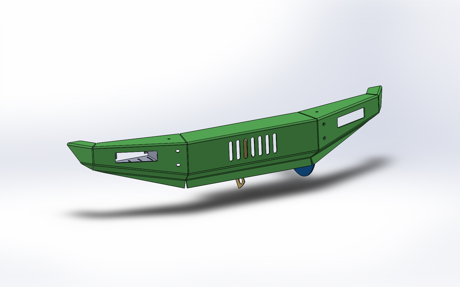 Защита заднего бампера 63 мм РусСталь для Nissan Terrano 2014-2021