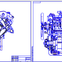 Проектировочный расчет ДВС (прототип дизель V6 ЯМЗ-236)