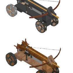 3D Модель средневековой балисты