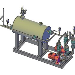 3D модель станции подготовки жидкого топлива