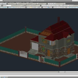 Загородный дом 3D