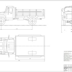 Росчет оценочных показателей тягово-скоросных свойств автомобиля ГАЗ-3308, описание его конструкции и расчет деталей автомобиля