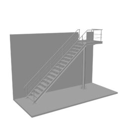 Пожарная лестница 3D