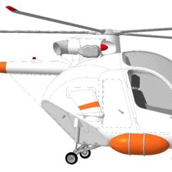 Легкий вертолет ЛС-2-МЧС